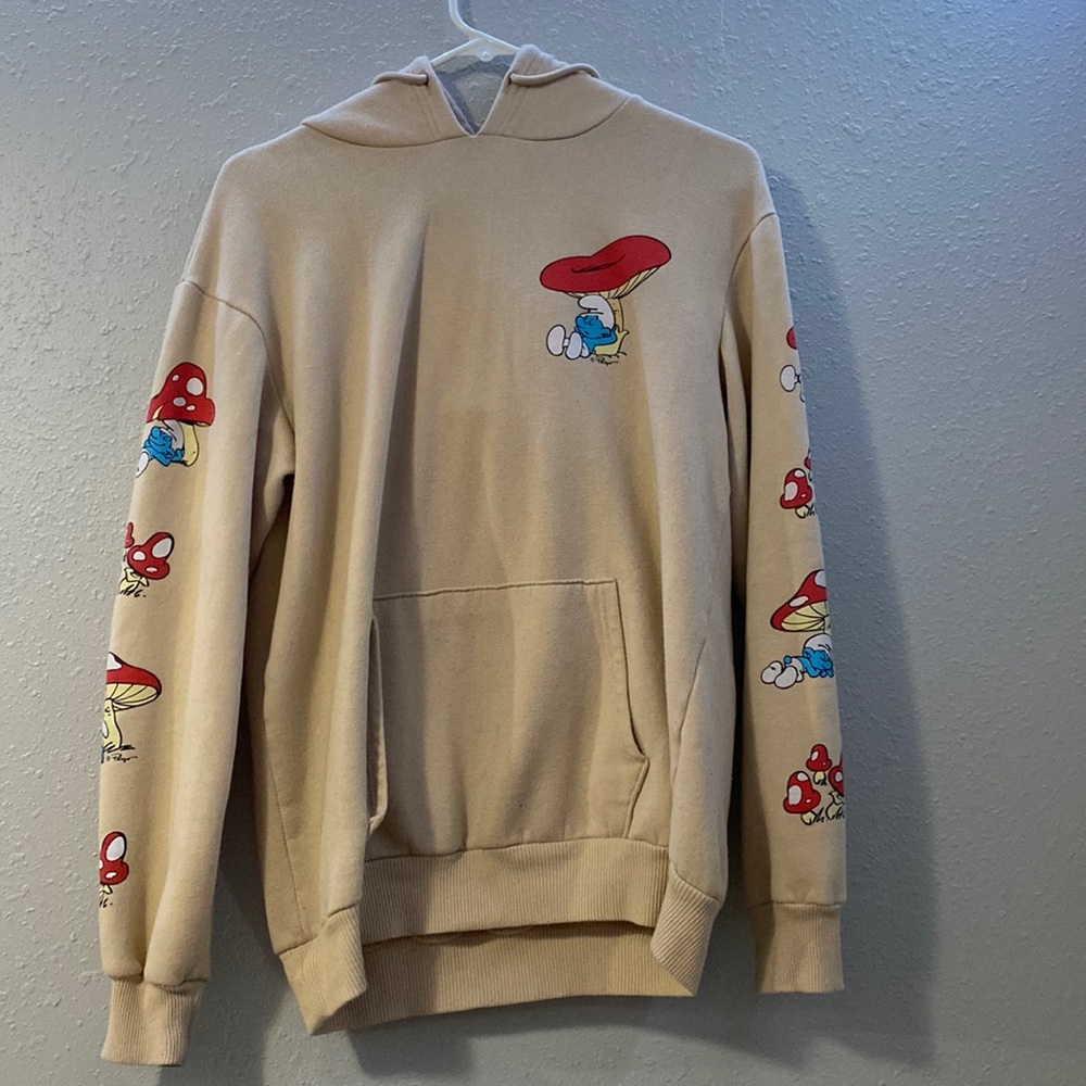 Tan Smurf hoodie